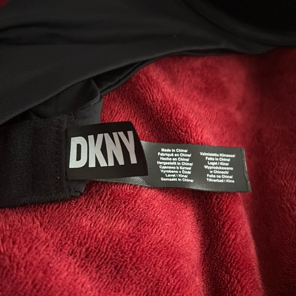 DKNY Litewear Custom Lift padded T-shirt Bra Sz 38C Black - Picture 5 of 14